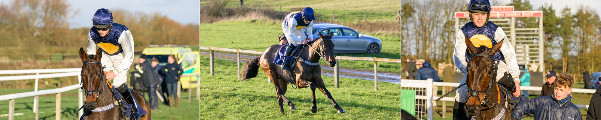 Horse racing at Cheshire racecourse